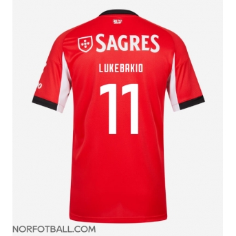 Billige Fotballdrakt Benfica Dodi Lukebakio #11 Replika Hjemmedrakt 2025-26 Kortermet